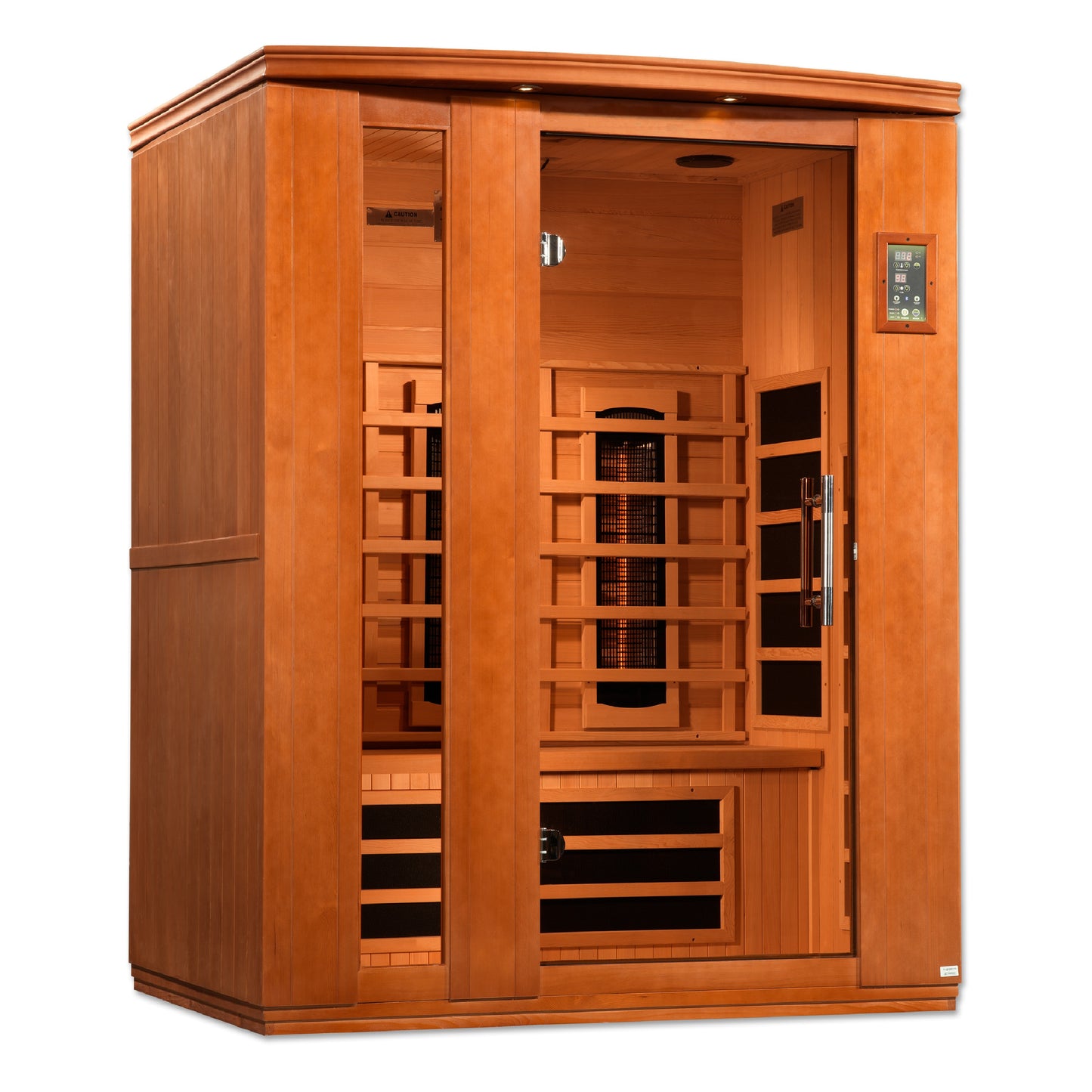 Dynamic "Lugano" 3-Person Full Spectrum Near Zero EMF FAR Infrared Sauna (DYN-6336-03 FS)
