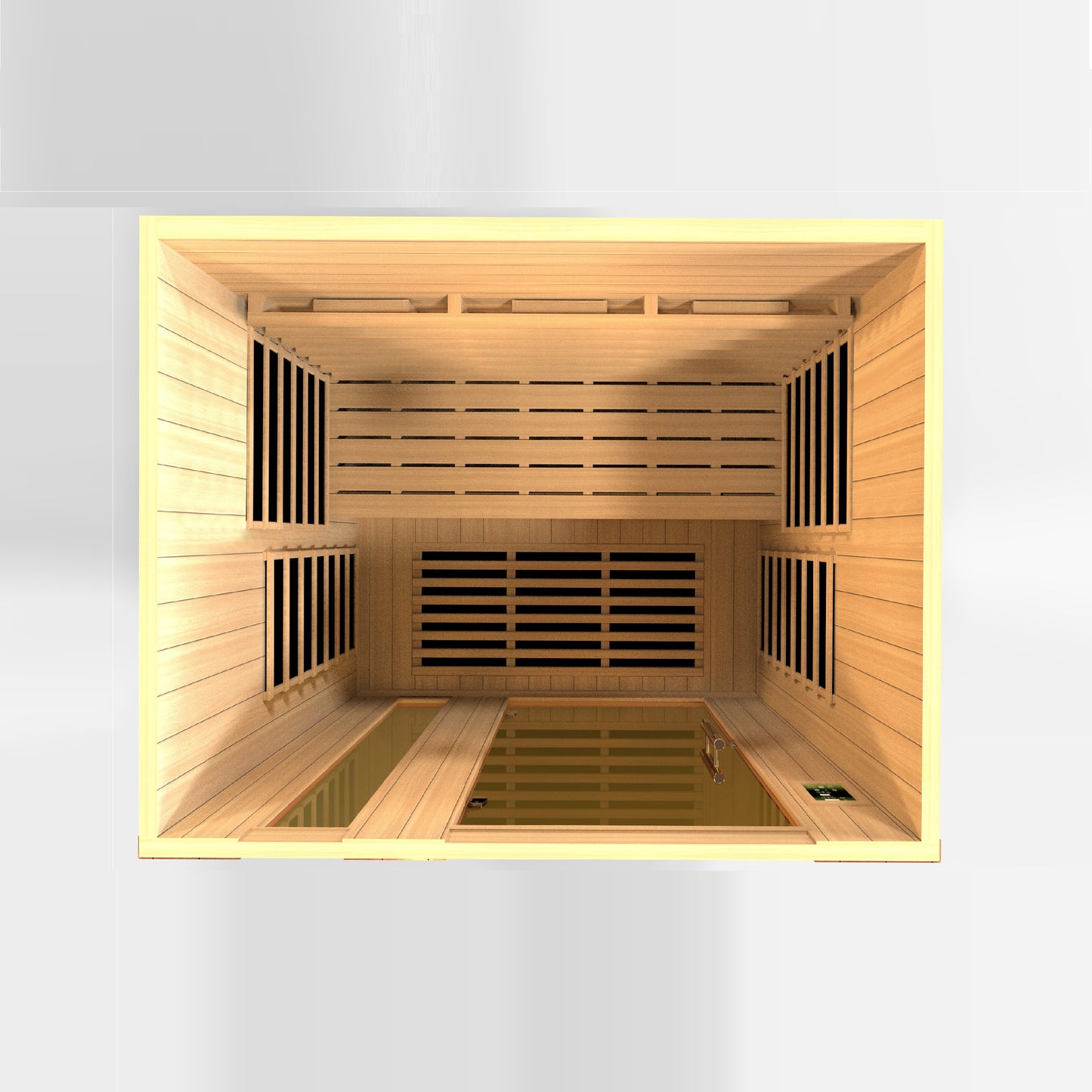 Dynamic "Lugano" 3-Person Full Spectrum Near Zero EMF FAR Infrared Sauna (DYN-6336-03 FS)
