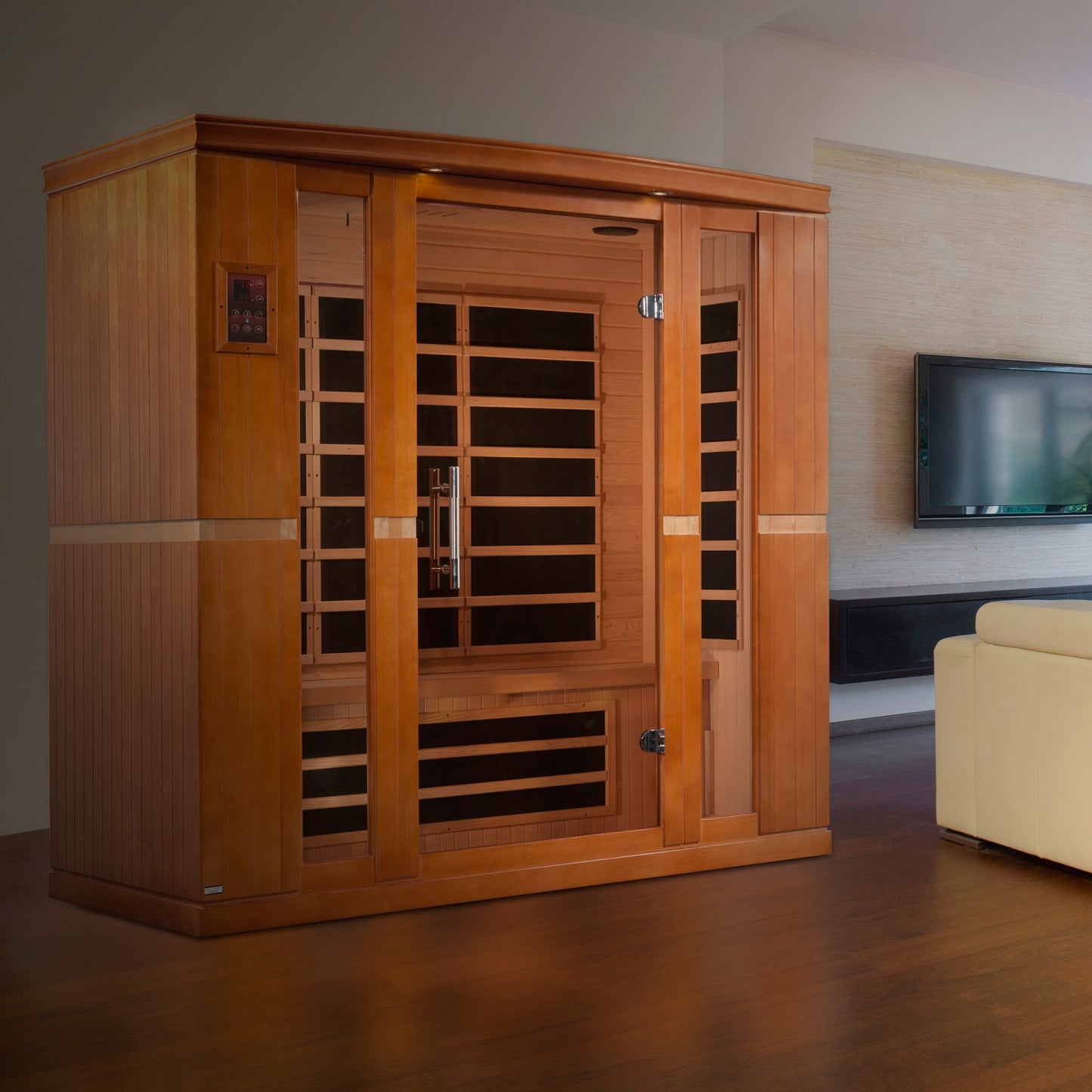 Dynamic "Bergamo" Elite 4-Person Ultra Low EMF FAR Infrared Sauna (DYN-6440-01 Elite)