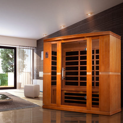 Dynamic "Bergamo" Elite 4-Person Ultra Low EMF FAR Infrared Sauna (DYN-6440-01 Elite)