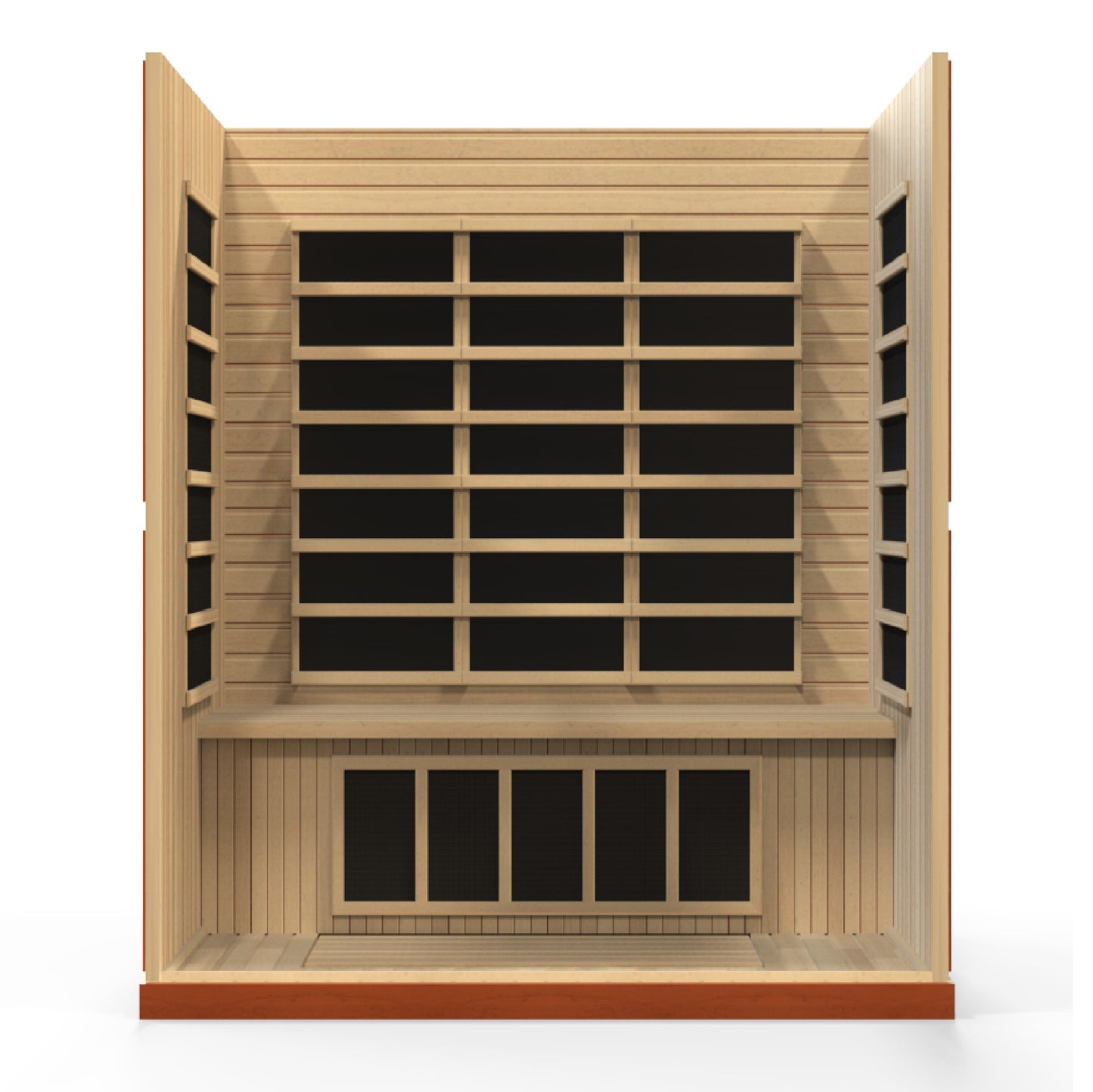 Dynamic "Bergamo" 4-Person Low EMF FAR Infrared Sauna (DYN-6440-01)