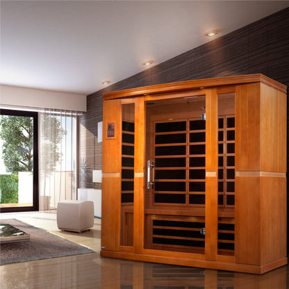 Dynamic "Bergamo" 4-Person Low EMF FAR Infrared Sauna (DYN-6440-01)