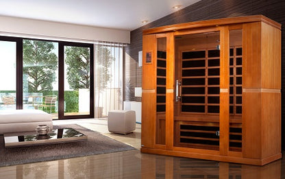 Dynamic "Bergamo" Elite 4-Person Ultra Low EMF FAR Infrared Sauna (DYN-6440-01 Elite)