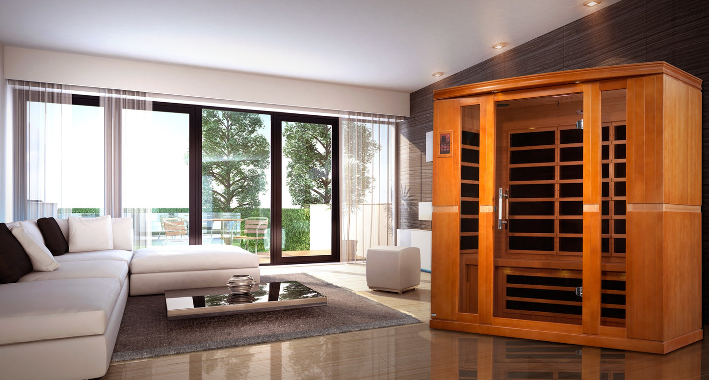 Dynamic "Bergamo" Elite 4-Person Ultra Low EMF FAR Infrared Sauna (DYN-6440-01 Elite)
