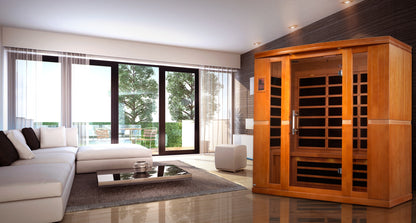 Dynamic "Bergamo" Elite 4-Person Ultra Low EMF FAR Infrared Sauna (DYN-6440-01 Elite)
