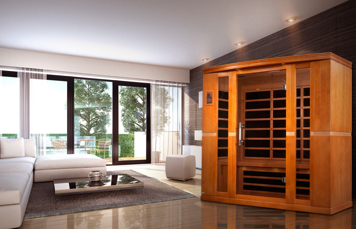 Dynamic "Bergamo" Elite 4-Person Ultra Low EMF FAR Infrared Sauna (DYN-6440-01 Elite)