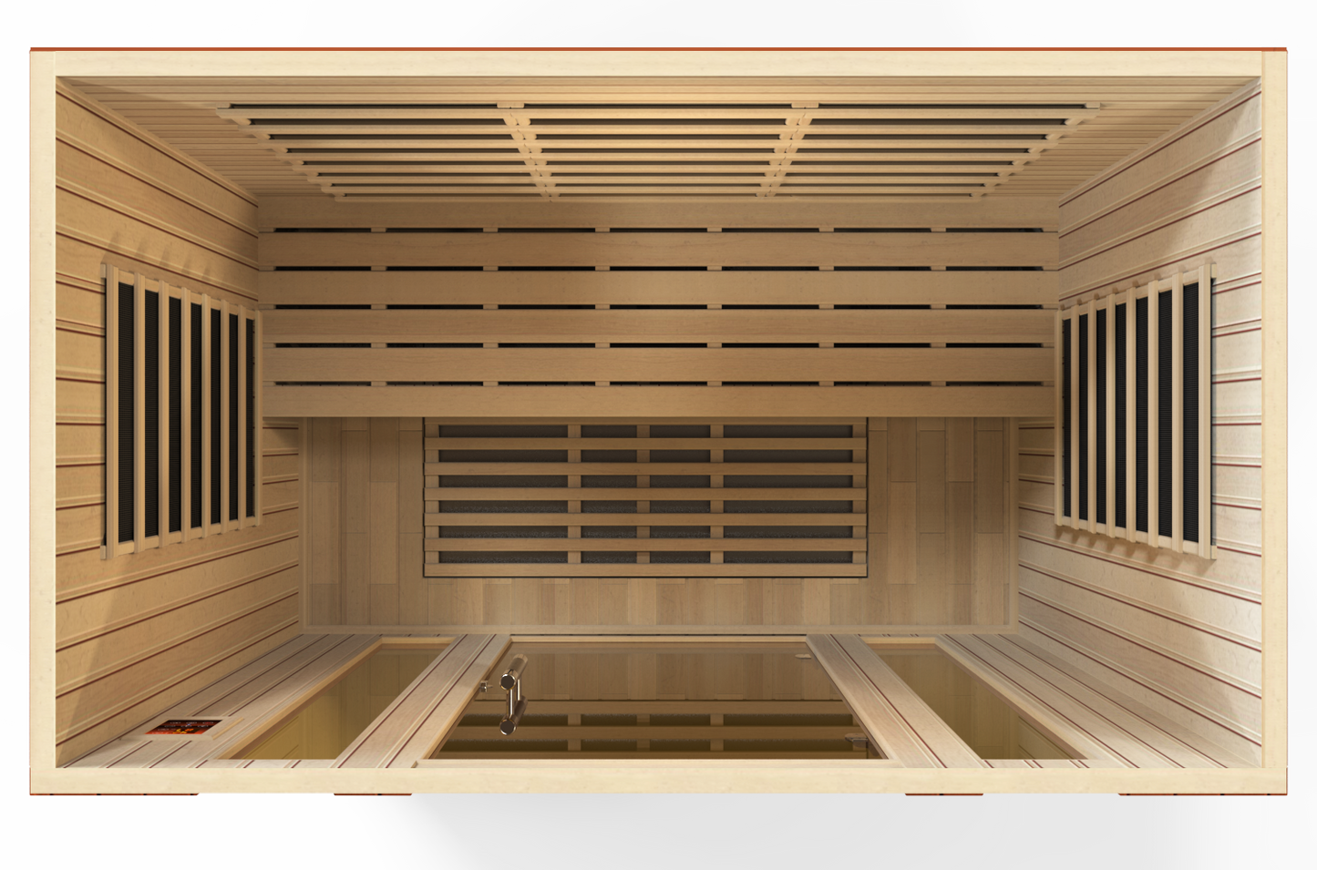 Dynamic "Bergamo" Elite 4-Person Ultra Low EMF FAR Infrared Sauna (DYN-6440-01 Elite)