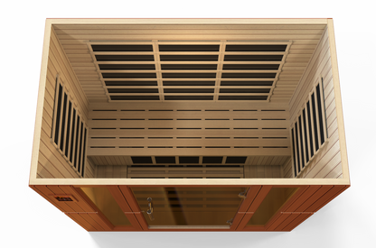 Dynamic "Bergamo" Elite 4-Person Ultra Low EMF FAR Infrared Sauna (DYN-6440-01 Elite)
