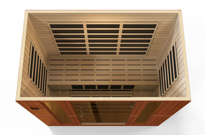 Dynamic "Bergamo" Elite 4-Person Ultra Low EMF FAR Infrared Sauna (DYN-6440-01 Elite)