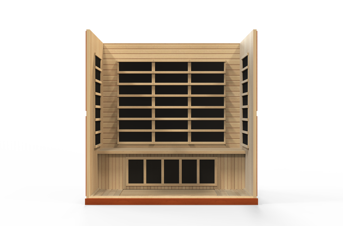 Dynamic "Bergamo" Elite 4-Person Ultra Low EMF FAR Infrared Sauna (DYN-6440-01 Elite)