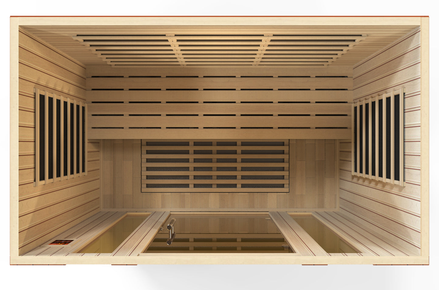 Dynamic "Bergamo" Elite 4-Person Ultra Low EMF FAR Infrared Sauna (DYN-6440-01 Elite)
