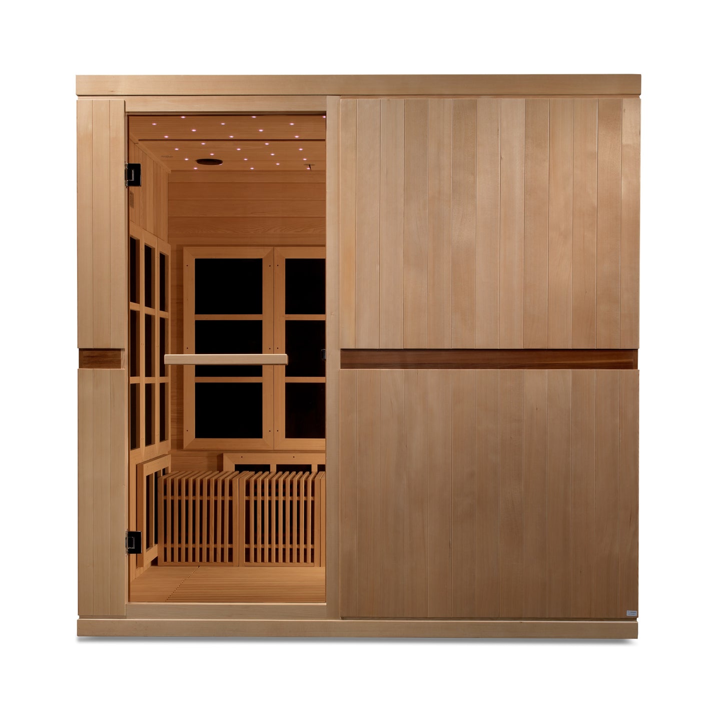 Golden Designs "Catalonia" 8-Person PureTech™ Near Zero EMF FAR Infrared Sauna (GDI 6880-02)
