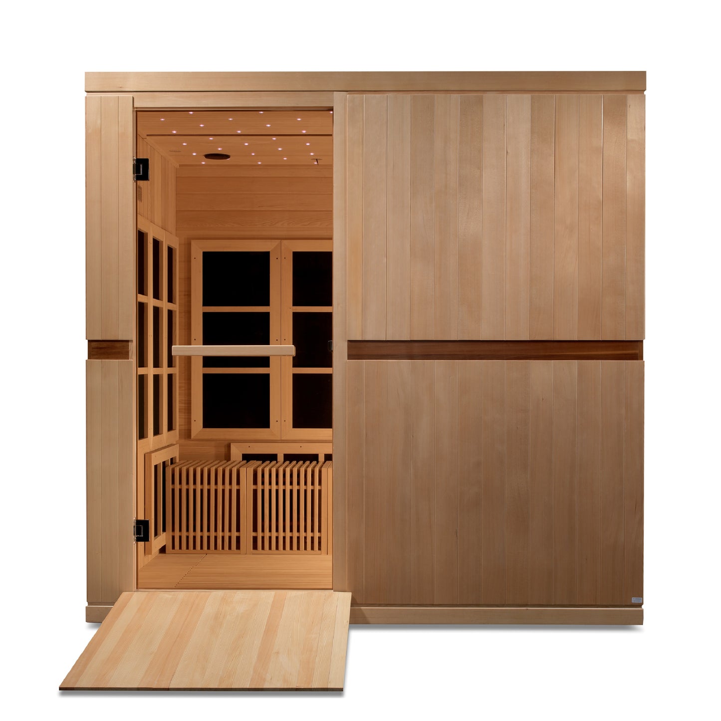 Golden Designs "Catalonia" 8-Person PureTech™ Near Zero EMF FAR Infrared Sauna (GDI 6880-02)