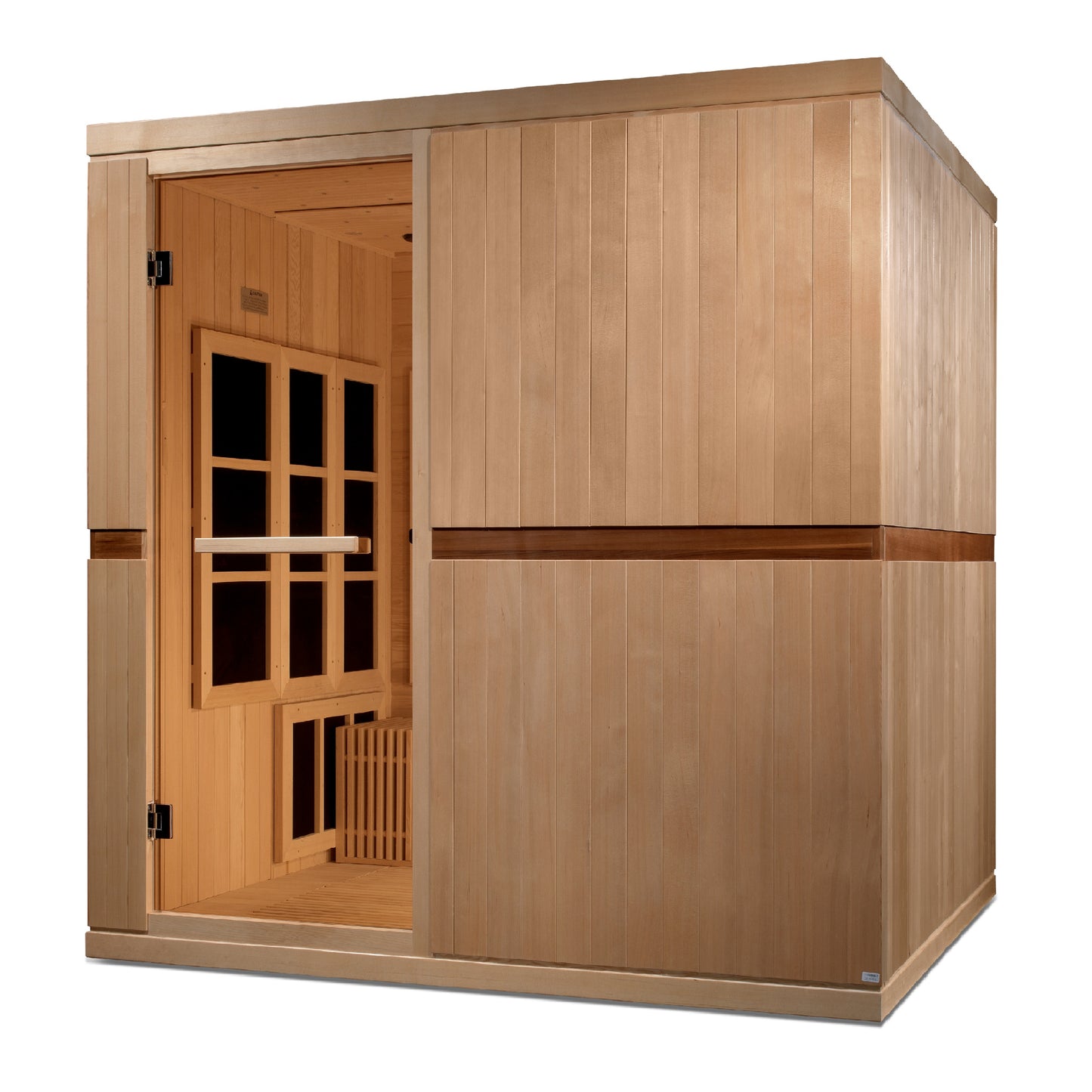 Golden Designs "Catalonia" 8-Person PureTech™ Near Zero EMF FAR Infrared Sauna (GDI 6880-02)