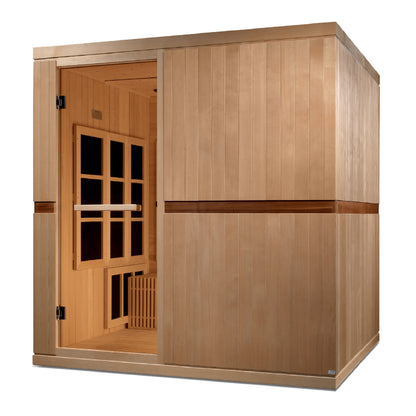 Golden Designs "Catalonia" 8-Person PureTech™ Near Zero EMF FAR Infrared Sauna (GDI 6880-02)