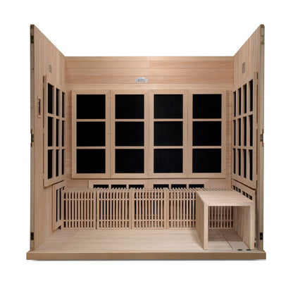 Golden Designs "Catalonia" 8-Person PureTech™ Near Zero EMF FAR Infrared Sauna (GDI 6880-02)