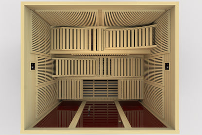Dynamic "Monaco" Elite 6-Person Ultra Low EMF FAR Infrared Sauna (DYN-6996-01 Elite)