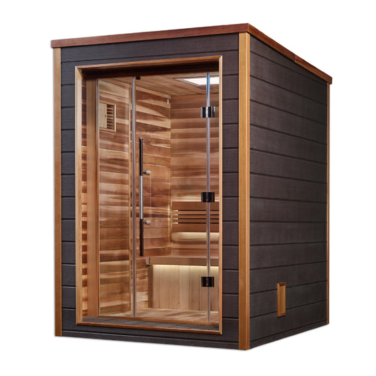 Golden Designs "Narvik" 2 Person Outdoor Traditional Sauna (GDI-8202-01)