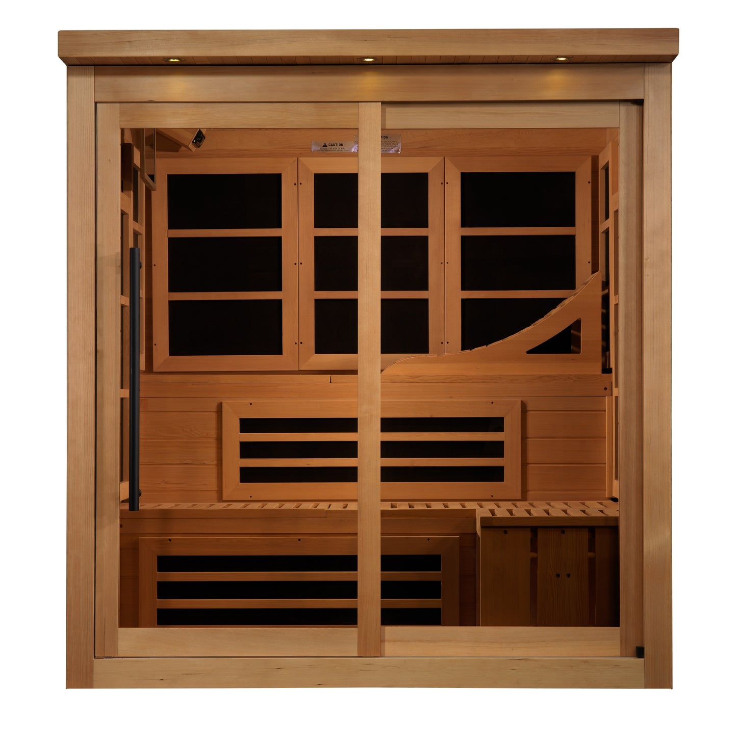 Golden Designs "Monaco" Limited Edition 6-Person PureTech™ Near Zero EMF (Under 3MG) FAR Infrared Sauna (GDI-6996-02)