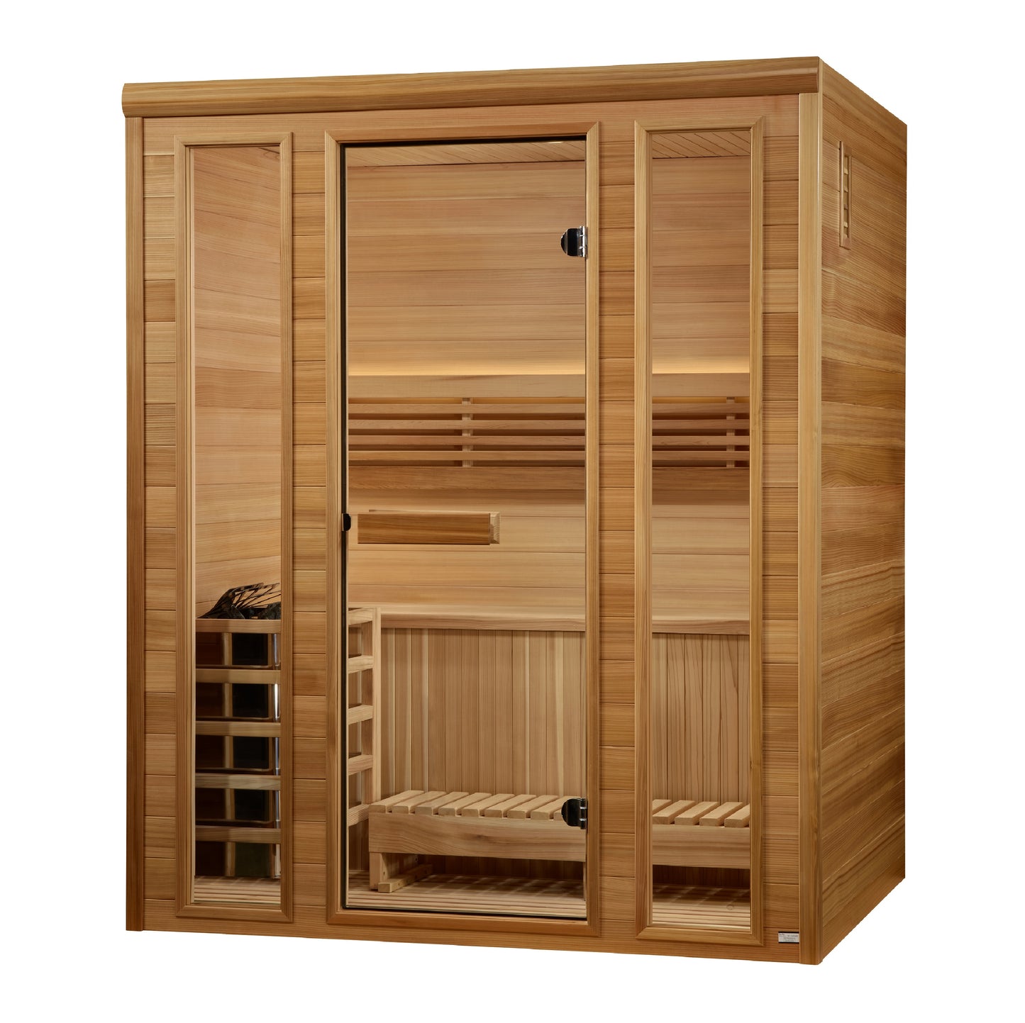 Golden Designs 2025 "Andermatt Edition" 2 - 3 Person Traditional Steam Sauna (GDI-7030-01)