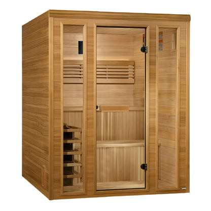Golden Designs 2025 "Engelberg Edition" 4 - 6 Person Traditional Steam Sauna (GDI-7060-01)