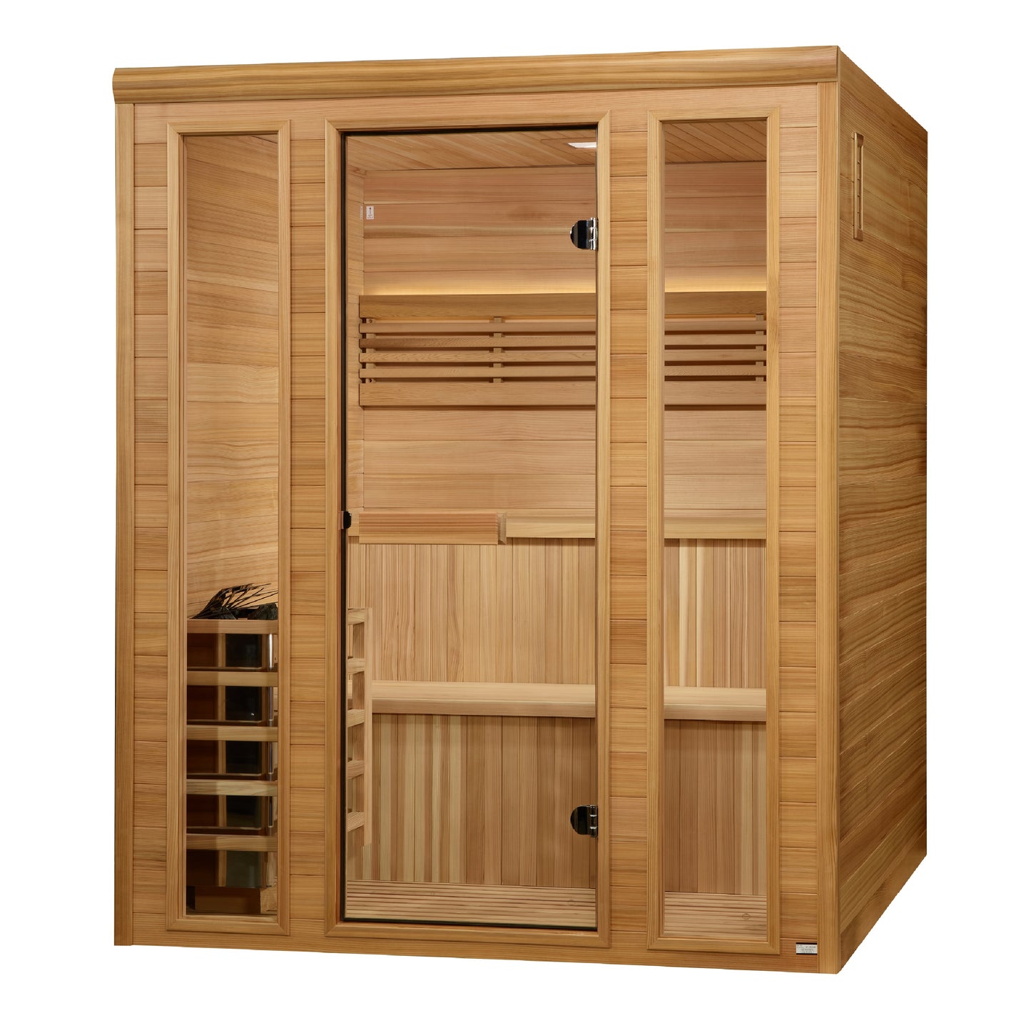 Golden Designs 2025 "Engelberg Edition" 4 - 6 Person Traditional Steam Sauna (GDI-7060-01)