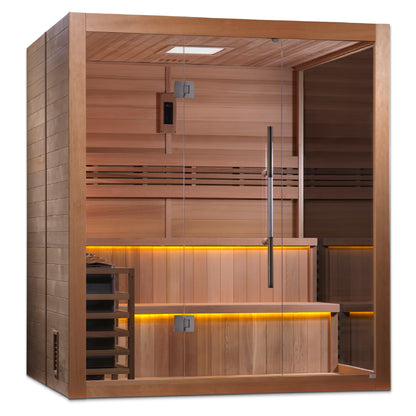 Golden Designs "Kuusamo Edition" 6 Person Indoor Traditional Sauna (GDI-7206-01)