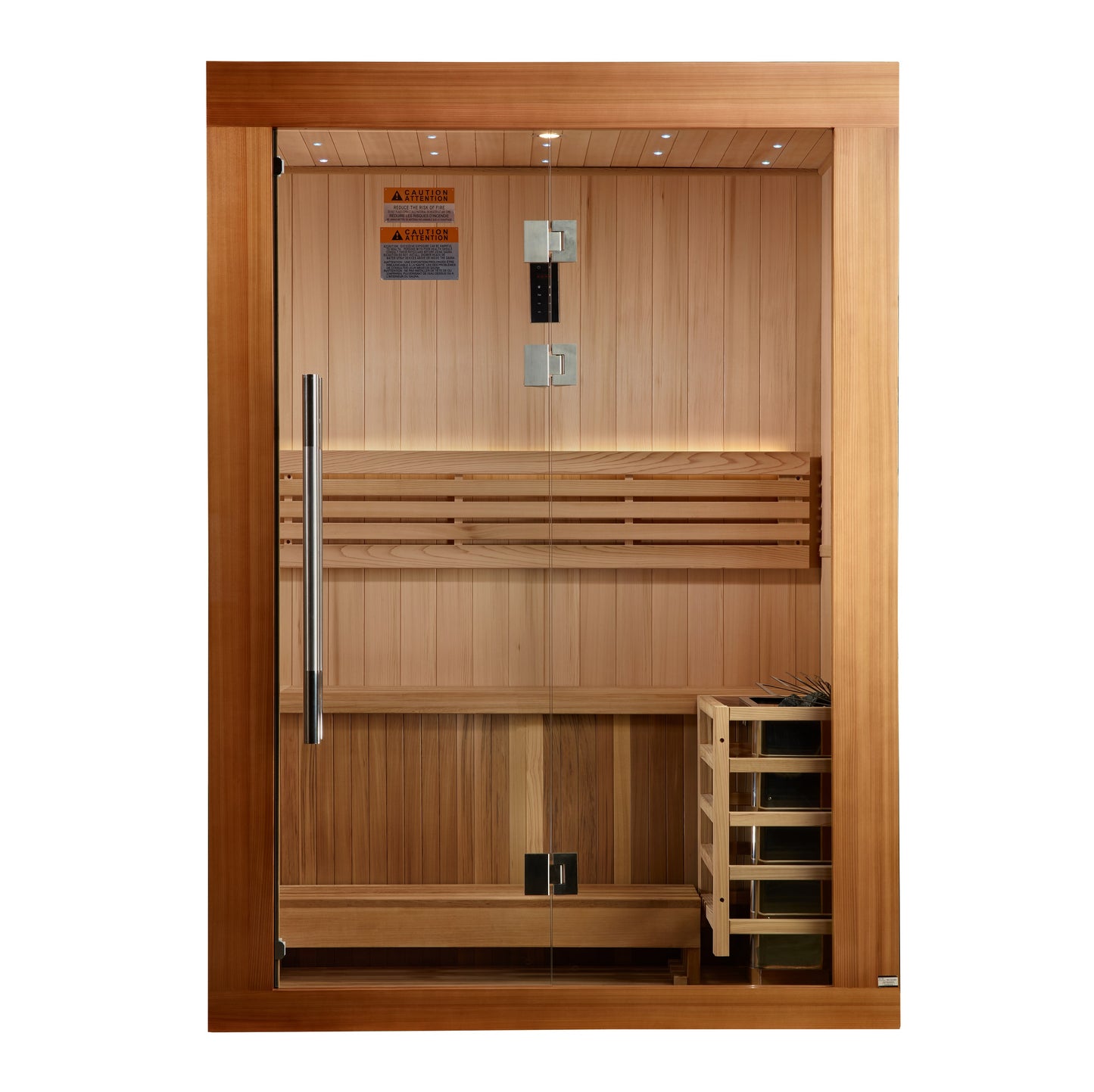 Golden Designs 2025 Updated "Sundsvall Edition" 2 Person Traditional Sauna (GDI-7289-02)