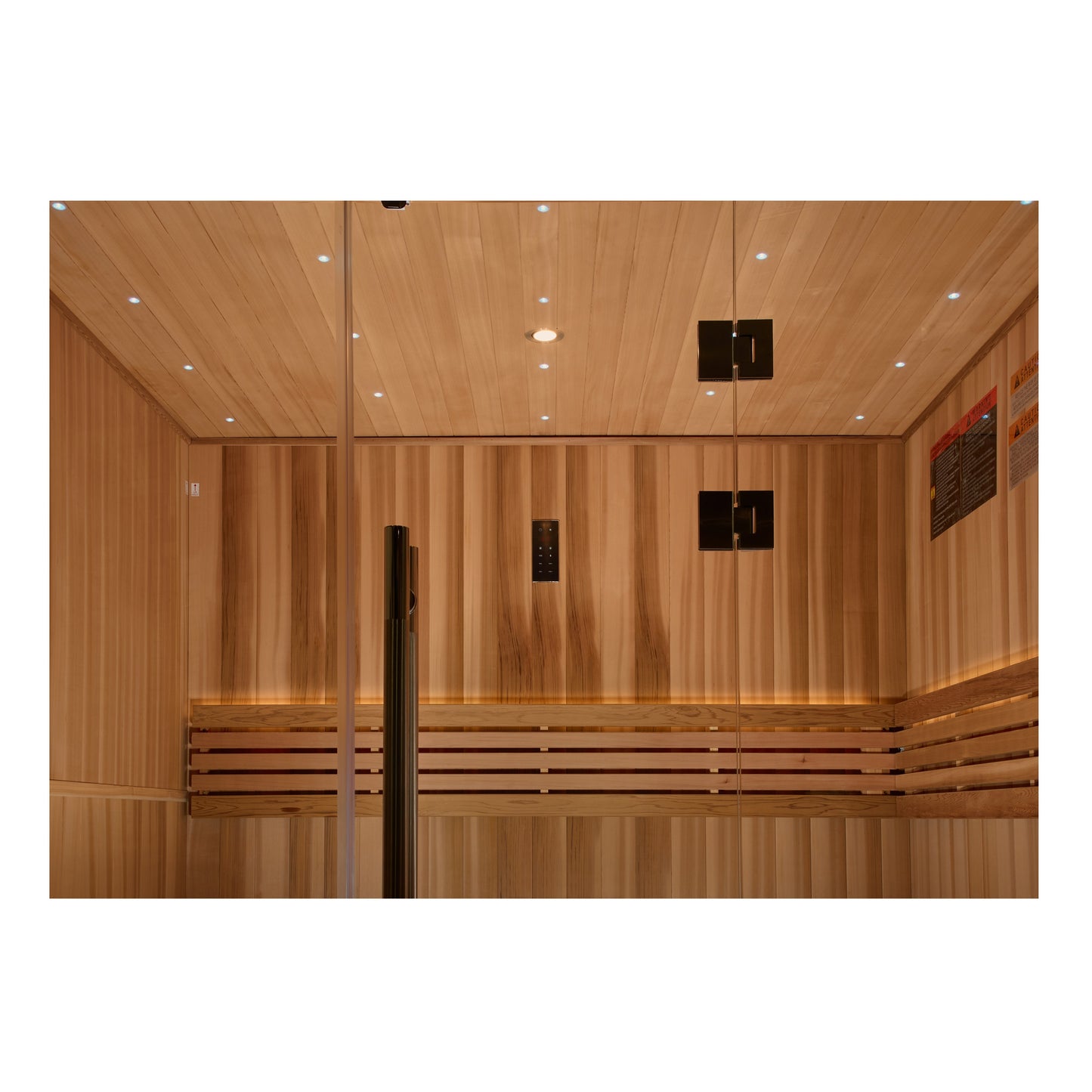 Golden Designs 2025 Updated "Copenhagen Edition" 3 Person Traditional Sauna (GDI-7389-02)