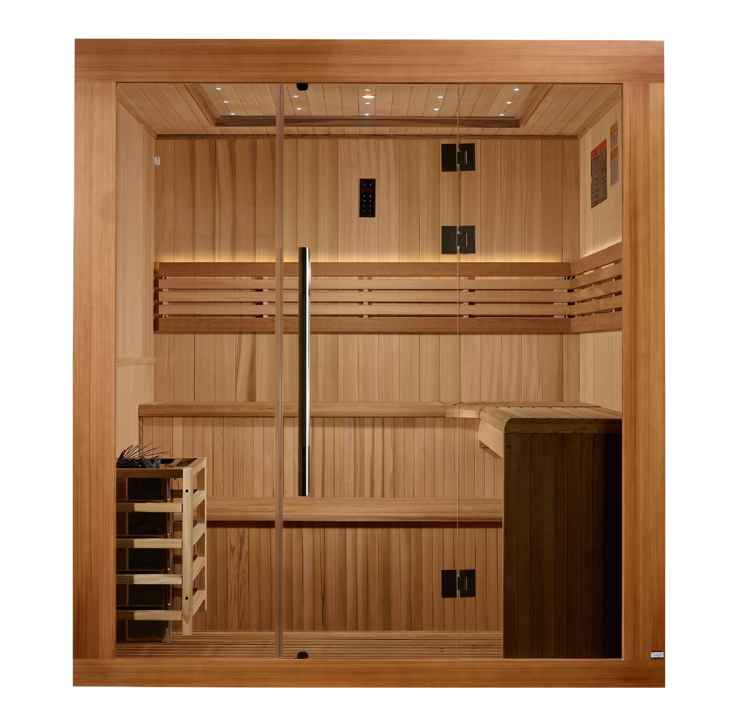 Golden Designs 2025 Updated "Osla Edition" 6 Person Traditional Sauna (GDI-7689-02)