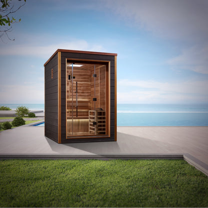 Golden Designs "Narvik" 2 Person Outdoor Traditional Sauna (GDI-8202-01)