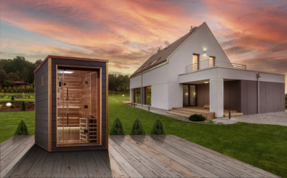 Golden Designs "Narvik" 2 Person Outdoor Traditional Sauna (GDI-8202-01)
