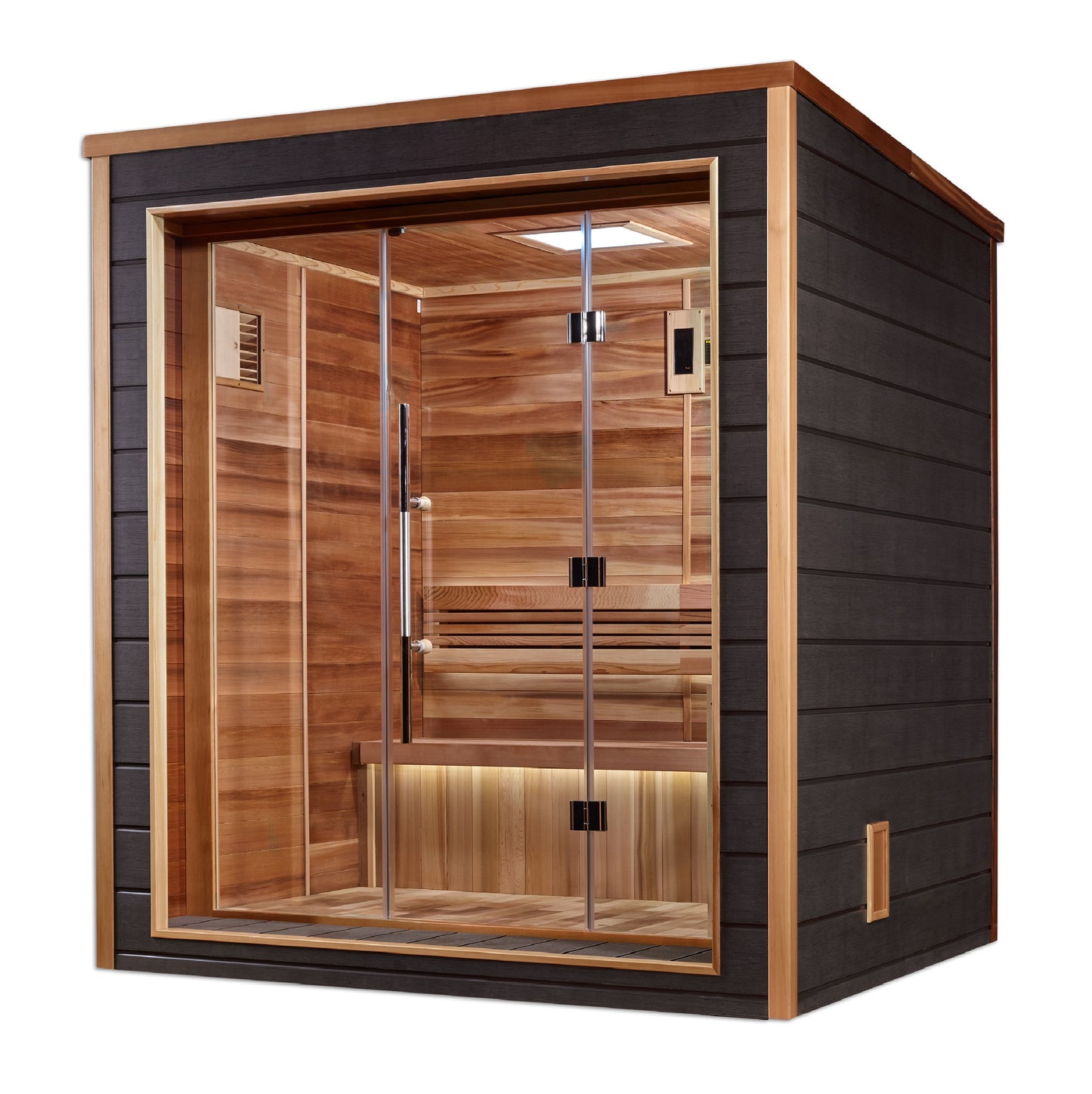 Golden Designs "Drammen" 3 Person Outdoor Traditional Sauna (GDI-8203-01)
