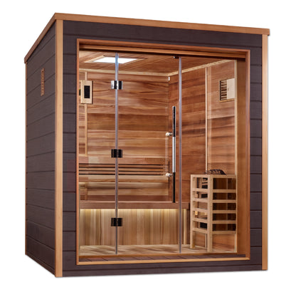 Golden Designs "Drammen" 3 Person Outdoor Traditional Sauna (GDI-8203-01)