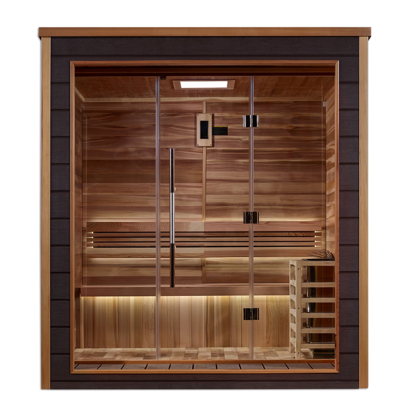 Golden Designs "Drammen" 3 Person Outdoor Traditional Sauna (GDI-8203-01)