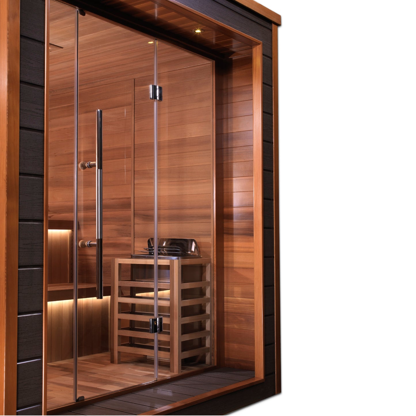 Golden Designs "Bergen" 6 Person Outdoor Traditional Sauna (GDI-8206-01)