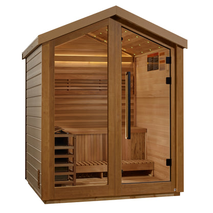 Golden Designs "Savonlinna" 3 Person Outdoor Traditional Sauna (GDI-8503-01)