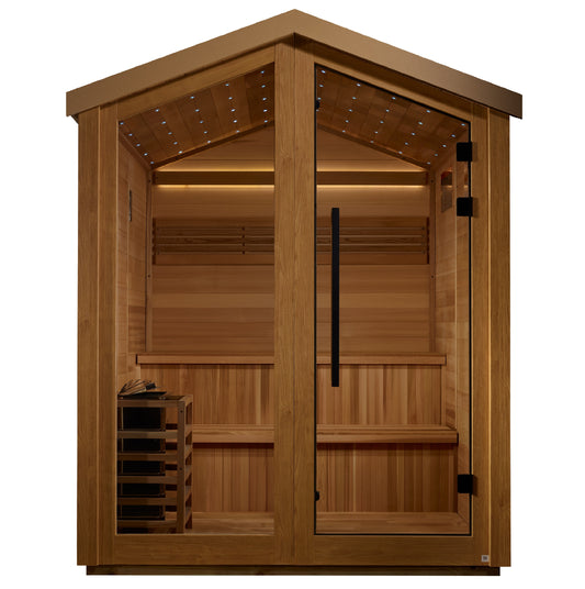 Golden Designs "Kaarina" 6 Person Outdoor Traditional Sauna (GDI-8506-01)