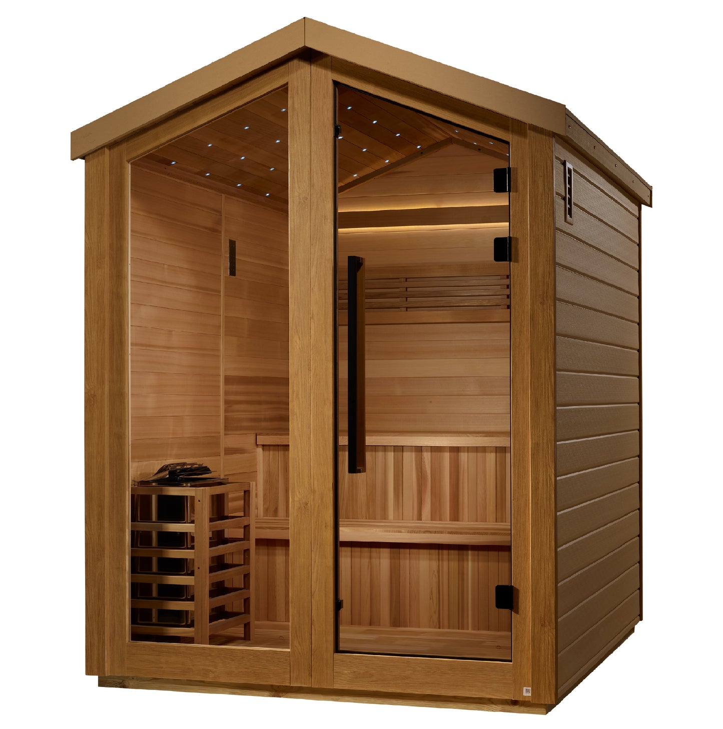 Golden Designs "Kaarina" 6 Person Outdoor Traditional Sauna (GDI-8506-01)