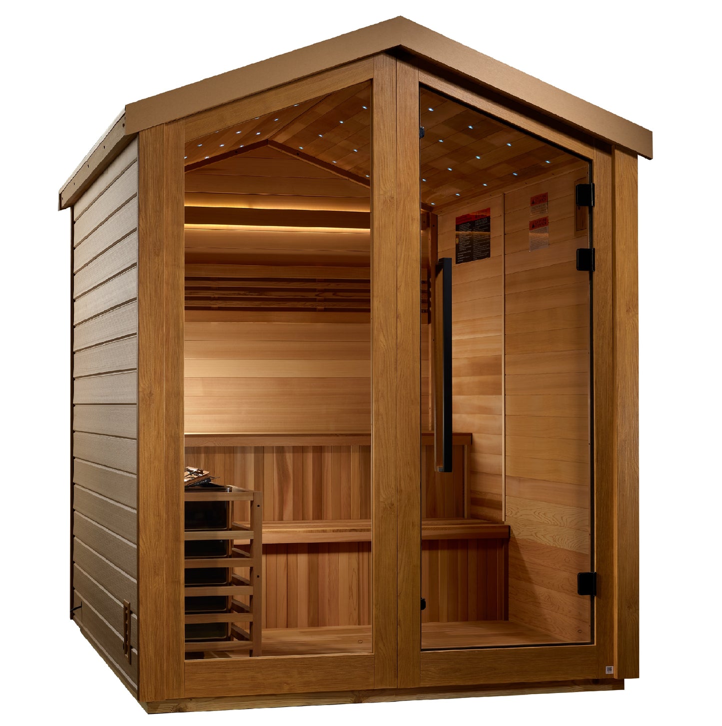 Golden Designs "Kaarina" 6 Person Outdoor Traditional Sauna (GDI-8506-01)