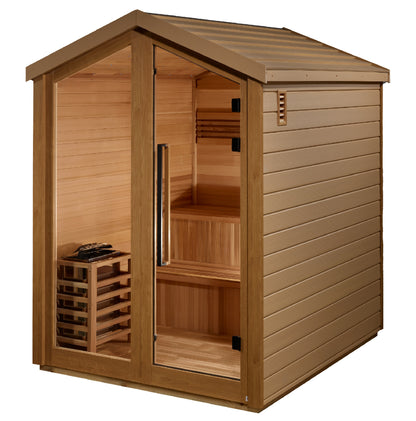 Golden Designs "Kaarina" 6 Person Outdoor Traditional Sauna (GDI-8506-01)