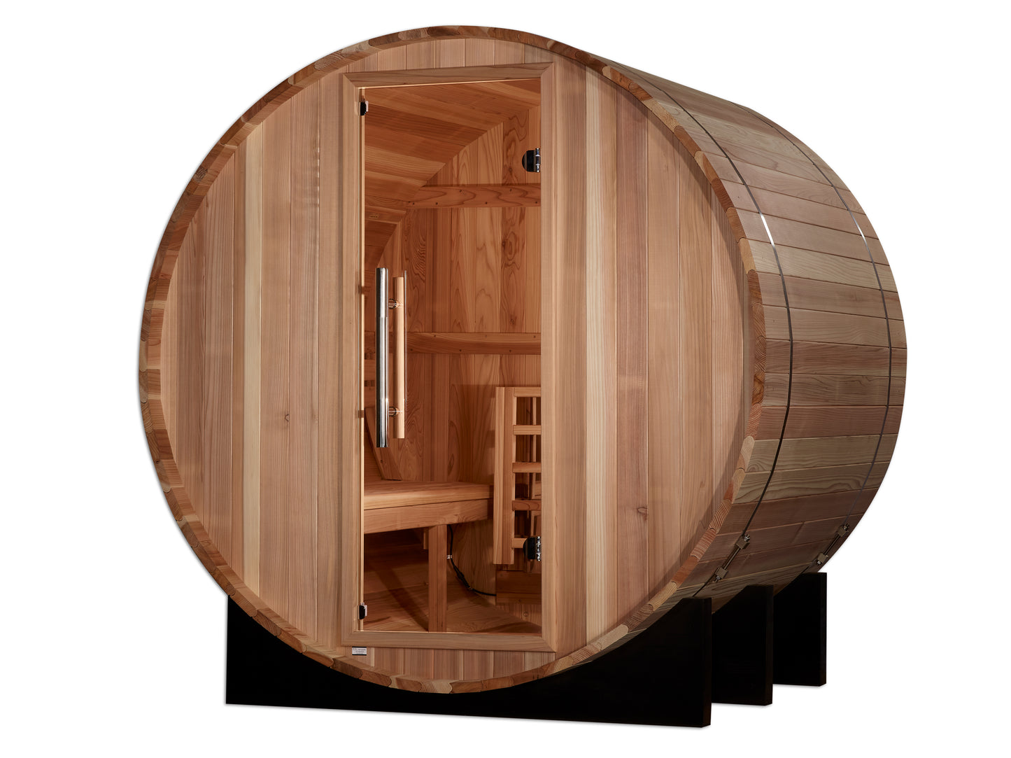 Golden Designs "St. Moritz" 2 Person Barrel Traditional Sauna (GDI-B002-01)