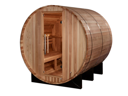 Golden Designs "Arosa" 4 Person Barrel Traditional Sauna (GDI-B004-01)