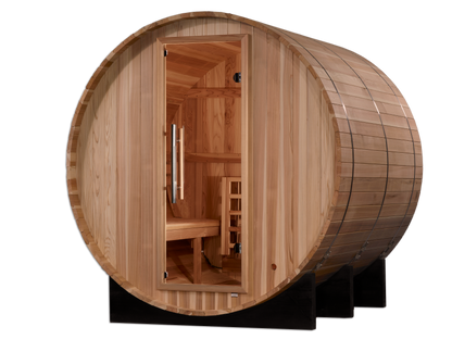 Golden Designs "Arosa" 4 Person Barrel Traditional Sauna (GDI-B004-01)