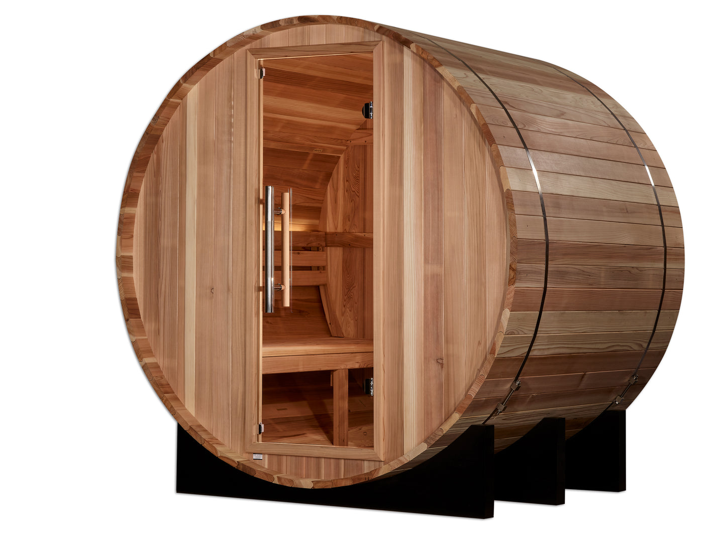 Golden Designs "St. Moritz" 2 Person Barrel Traditional Sauna (GDI-B002-01)