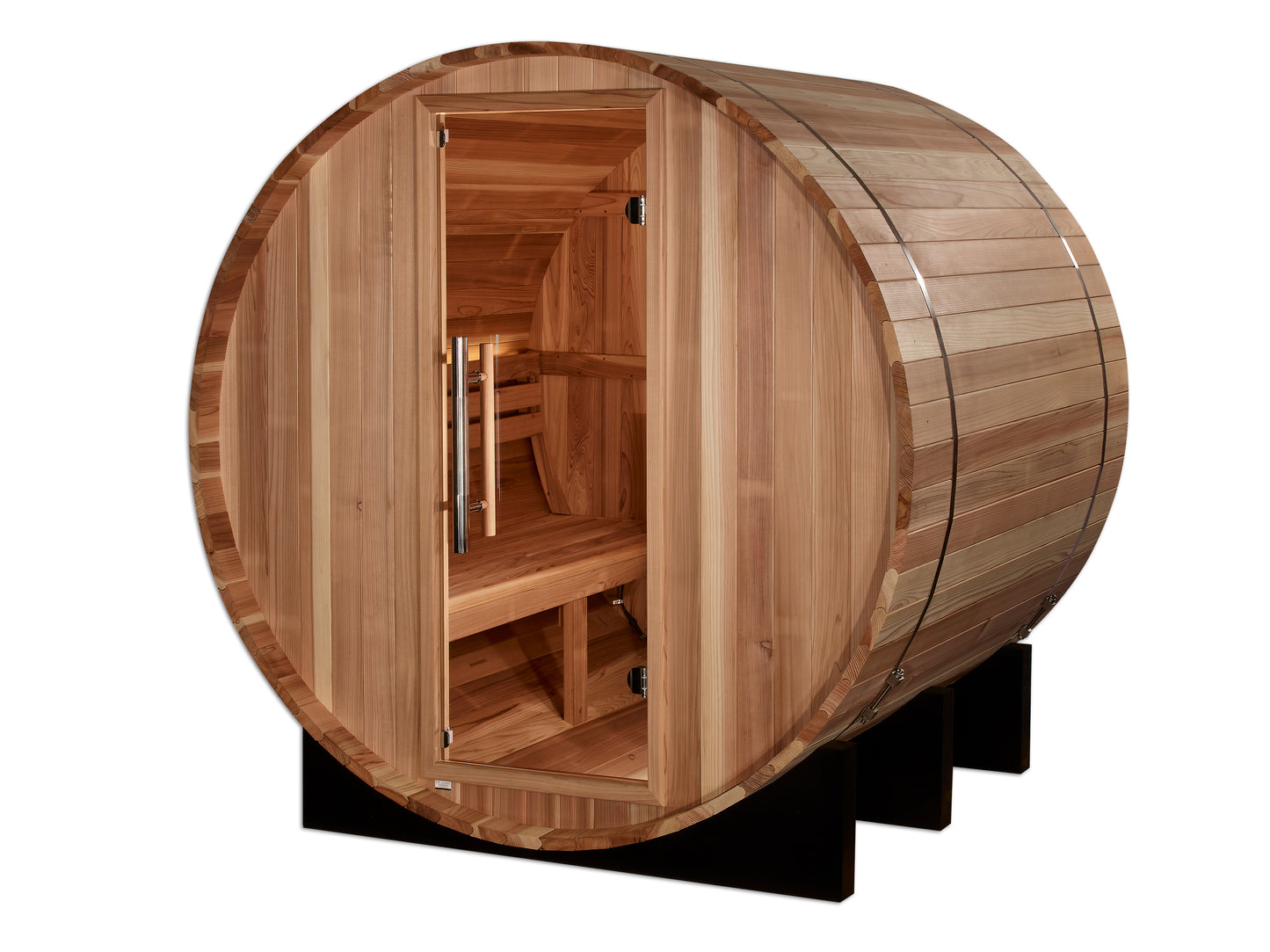 Golden Designs "St. Moritz" 2 Person Barrel Traditional Sauna (GDI-B002-01)