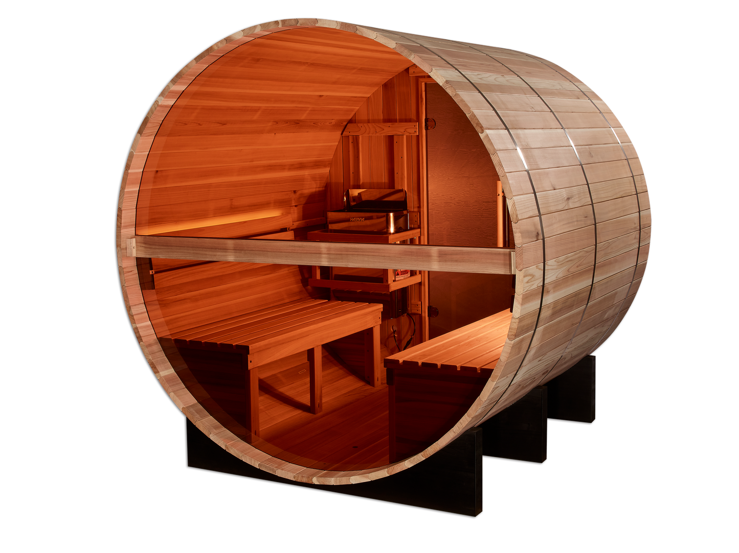 Golden Designs "Zurich" 4 Person Barrel with Bronze Privacy View (GDI-B024-01)