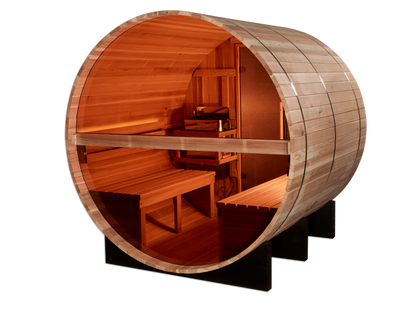 Golden Designs "Zurich" 4 Person Barrel with Bronze Privacy View (GDI-B024-01)