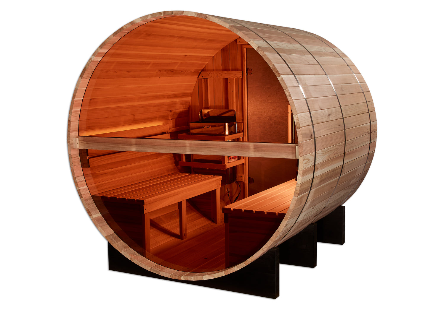 Golden Designs "Zurich" 4 Person Barrel with Bronze Privacy View (GDI-B024-01)