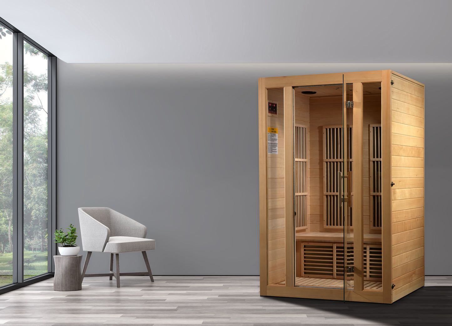 Maxxus "Seattle" 2-Person Low EMF FAR Infrared Sauna (MX-J206-01)